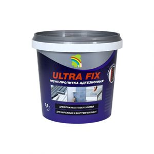 Грунтовка ВДАК-010 адгезионная ULTRA FIX 0,9л/8 — изображение 1
