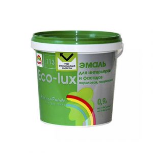 Эмаль 113 Эко-Люкс фасад/интерьер РАДУГА (С) 0,9л — изображение 1