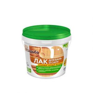 Лак для бань и саун Диола У-425 0,9кг/12 — изображение 1