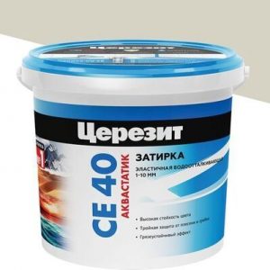 Затирка эластичная СЕ 40 жасмин 2кг Церезит — изображение 1
