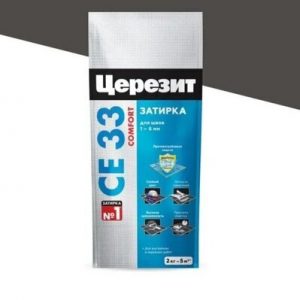 Затирка CE 33 графит 2кг Церезит — изображение 1