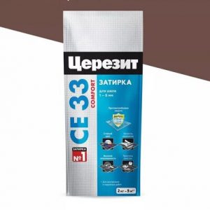 Затирка CE 33 т/коричневый 2кг Церезит — изображение 1