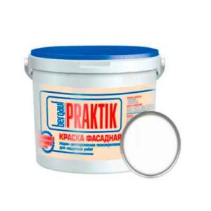 Краска фасадная Bergauf Praktik полиакрил. лето/зима 13кг — изображение 1
