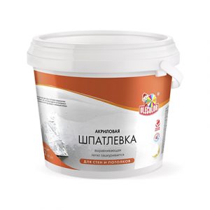 ШПАТЛЕВКА АКРИЛ. д/стен и потолков 3,5кг Ole Color — изображение 1