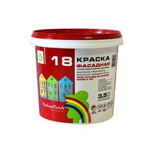 Краска фасадная РАДУГА 18 3,5кг — изображение 1