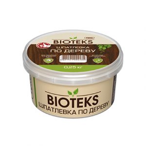 ТЕКС Шпатлевка по Дереву Bioteks Профи дуб 0,25кг — изображение 1