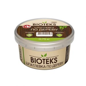 ТЕКС Шпатлевка по Дереву Bioteks Профи дуб 0,75кг — изображение 1