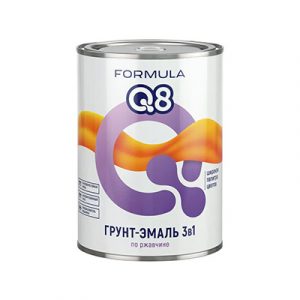ГРУНТ-ЭМАЛЬ ПО РЖАВЧИНЕ 1,9 КГ ВИШНЕВ. FORMULA Q8 — изображение 1