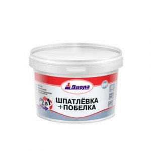 ШПАТЛЕВКА+ПОБЕЛКА "2 В 1" 3кг Д-009/ЕВРОБАНКА — изображение 1