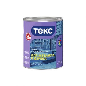 ТЕКС Эмаль ПФ-115 Оптимум темно-зел гл 0,9кг — изображение 1