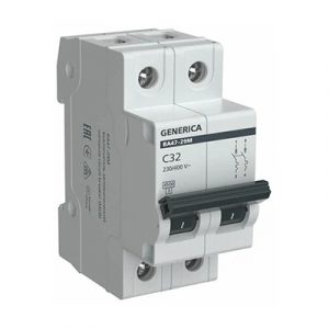 Автомат IEK GENERICA BA47-29M 2P 32A 4,5кА — изображение 1