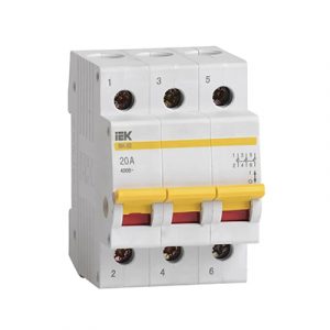 Выключатель нагрузки IEK GENERICA ВН-32 1Р 20А — изображение 1