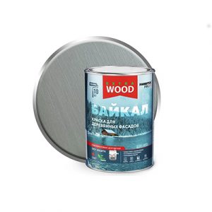 Wood Краска д/дер фасад/инт БАЙКАЛ Сев небо 0,75л — изображение 1