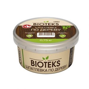 ТЕКС Шпатлевка по Дереву Bioteks Профи бел.0,75кг — изображение 1