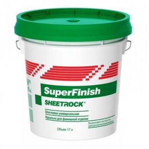 Шпатлевка готовая ДАНОГИПС СуперФиниш 17л(28 кг) — изображение 1
