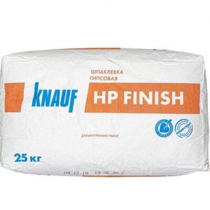 Шпаклевка гипсовая НР-финиш 25 кг КНАУФ — изображение 1