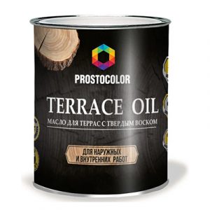 Масло для террас PROSTOCOLOR (белый) 0,75л./6шт — изображение 1