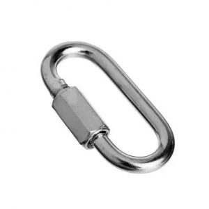 Карабин винтовой 14/соединитель цепи, цинк/ шт — изображение 1