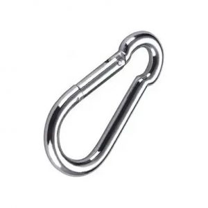 Карабин 9 пожарный DIN 5299C, цинк/ шт — изображение 1