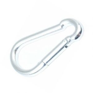 Карабин 11 с фиксатором DIN 5299D, цинк/ шт — изображение 1