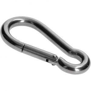 Карабин 4 пожарный DIN 5299C, цинк/ 1шт — изображение 1