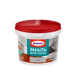 ЭМАЛЬ Д/ПОЛА ИЗНОСОСТОЙКАЯ 0,8кг СЕРАЯ Д-225 — изображение 1
