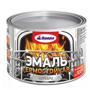 ЭМАЛЬ ТЕРМОСТОЙКАЯ ДО +900 С СЕРЕБРО 0,4л Д-510 — изображение 1