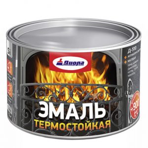 ЭМАЛЬ ТЕРМОСТОЙКАЯ ДО +900 С ЧЕРНАЯ 0,4л Д-510 — изображение 1