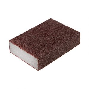 Губка абразивная шлиф мягкая 100х70х25мм P40 — изображение 1