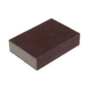 Губка абразивная шлиф твердая 100х70х25мм P100 — изображение 1
