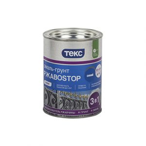 ТЕКС Грунт-эмаль 3в1 РЖАBostop Профи син.гл 0,9кг — изображение 1