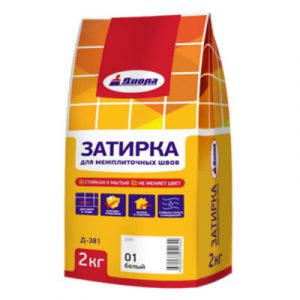 ЗАТИРКА Д-381 белая 2кг/Пакет — изображение 1