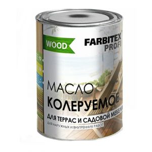 Масло колеруемое Дуб 0,45л д/тер.и сад.меб. — изображение 1