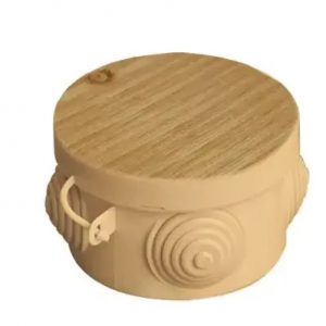 Распред. коробка круг. О/У D65 Сосна IP54 — изображение 1