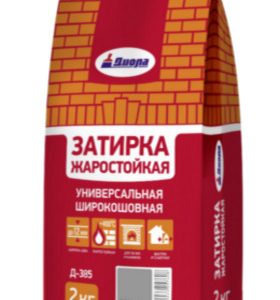 ЗАТИРКА Д-385 жаростойкая широкошов серая 2кг — изображение 1