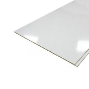 Панель ПВХ Белая лак 0,375х3,0м. — изображение 1