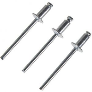 Заклёпка вытяжная, алюминий - сталь 4, 8*16 (10 шт) — изображение 1