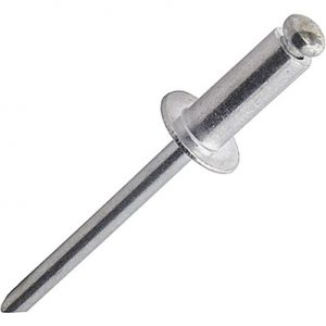 Заклёпка вытяжная, алюминий - сталь 4, 8*8 (14 шт) — изображение 1