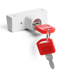 Замок накл. блок ТУНДРА для пласт окон, белый — изображение 1