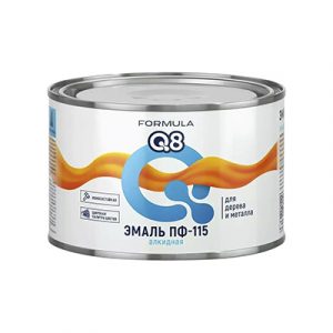 Эмаль ПФ-115 Formula Q8 серая 0,4кг — изображение 1