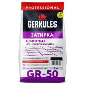 ЗАТИРКА "ГЕРКУЛЕС" ГРАФИТОВАЯ 2 КГ — изображение 1