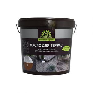 Масло для террас FORWOOD тик 3л — изображение 1