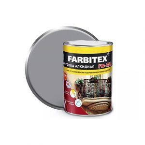 ГРУНТОВКА ГФ-021 "FARBITEX" 0,8кг СЕРАЯ — изображение 1