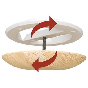 Анемостат приточно-вытяжной для бань и саун D100 с фланцем — изображение 2