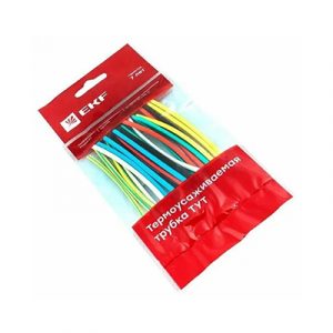 Термоусадочная трубка EKF 4/2 (7 цветов по 3шт) — изображение 1