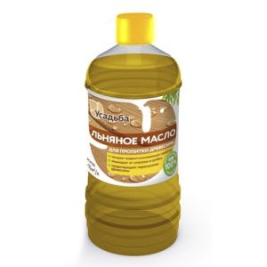 МАСЛО ЛЬНЯНОЕ ДЛЯ ПРОПИТКИ ДРЕВЕСИНЫ 1л — изображение 1