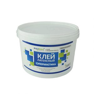 Клей латексный "Супермастика"  ОПТИМАлка 3кг /4 — изображение 1