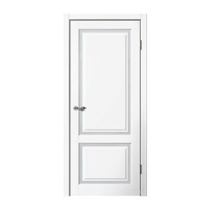 Полотно остекл E02 800 эмалит белый зеркало — изображение 1