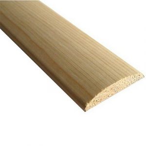 Наличник для двери радиусный срощенный 12*75*2200мм, сосна, сорт 0 — изображение 1