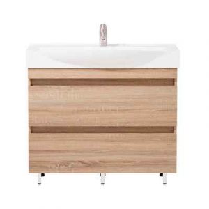 Тумба напольная с раковиной МОДЕНА 105 дуб сонома(умыв.Элвис) — изображение 1